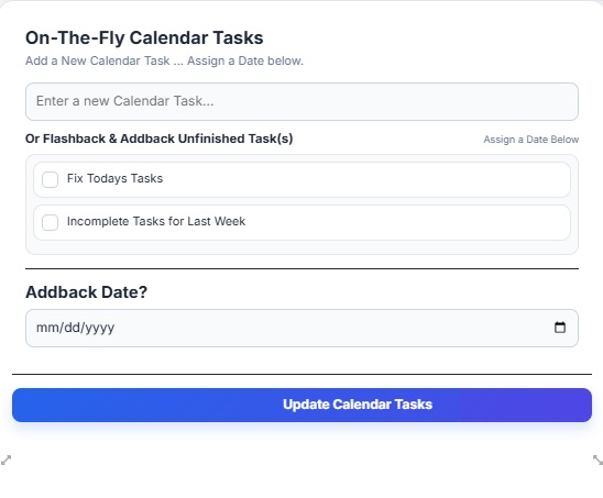 On-the-FlyTasks